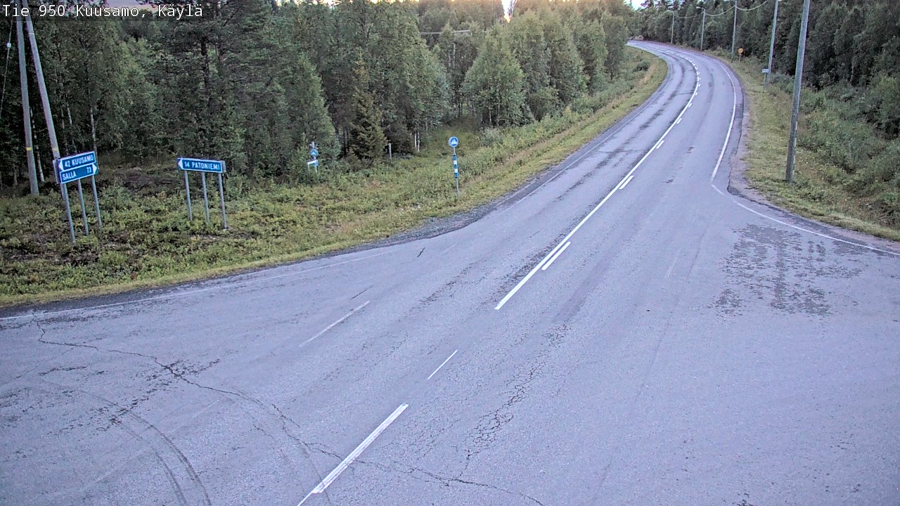 Kelikamerat Kuva Tie 950 Kuusamo, Käylä, Kuusamo, Pohjois-Pohjanmaa