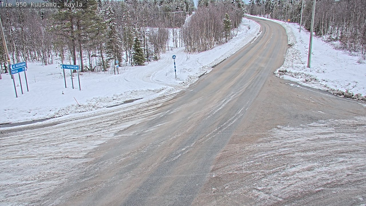 Kelikamerat Kuva Tie 950 Kuusamo, Käylä, Kuusamo, Pohjois-Pohjanmaa