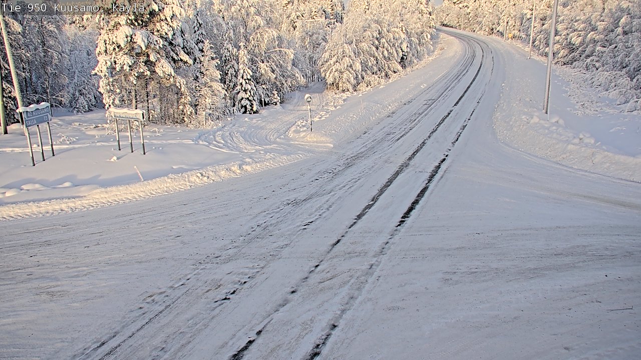 Kelikamerat Kuva Tie 950 Kuusamo, Käylä, Kuusamo, Pohjois-Pohjanmaa