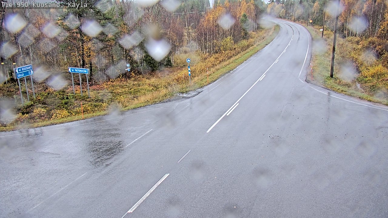 Weather Camera Image Road 950 Kuusamo, Käylä, Kuusamo, Pohjois-Pohjanmaa
