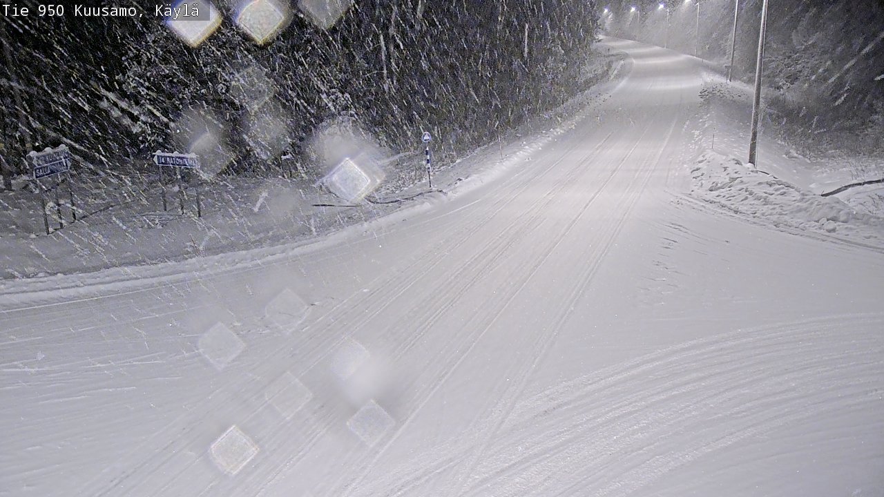 Weather Camera Image Road 950 Kuusamo, Käylä, Kuusamo, Pohjois-Pohjanmaa