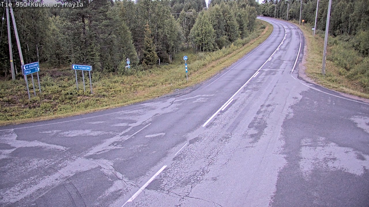 Kelikamerat Kuva Tie 950 Kuusamo, Käylä, Kuusamo, Pohjois-Pohjanmaa