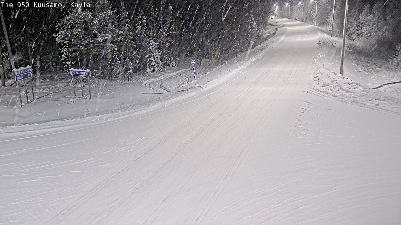 Weather Camera Image Road 950 Kuusamo, Käylä, Kuusamo, Pohjois-Pohjanmaa
