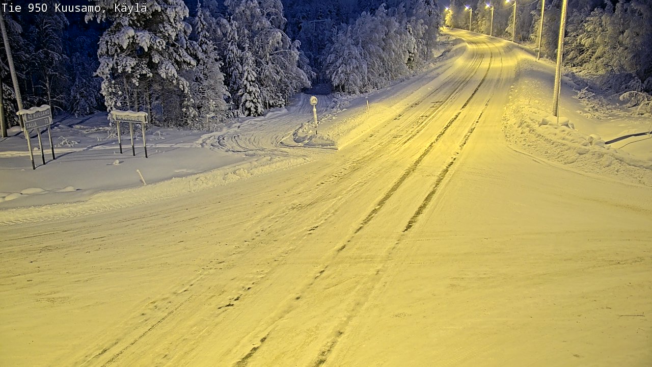 Kelikamerat Kuva Tie 950 Kuusamo, Käylä, Kuusamo, Pohjois-Pohjanmaa