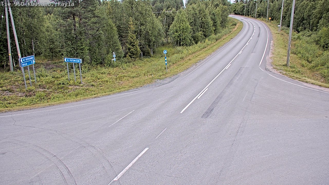 Kelikamerat Kuva Tie 950 Kuusamo, Käylä, Kuusamo, Pohjois-Pohjanmaa