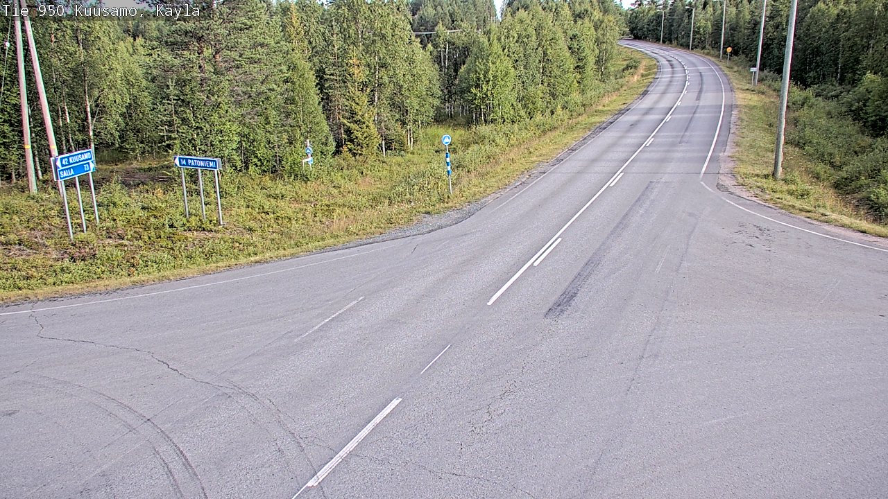 Kelikamerat Kuva Tie 950 Kuusamo, Käylä, Kuusamo, Pohjois-Pohjanmaa