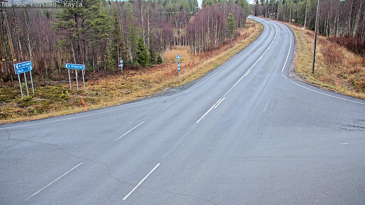 Kelikamerat Kuva Tie 950 Kuusamo, Käylä, Kuusamo, Pohjois-Pohjanmaa