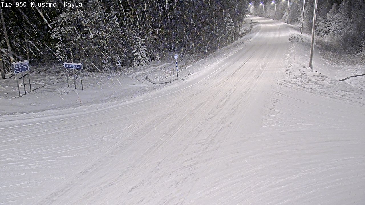 Weather Camera Image Road 950 Kuusamo, Käylä, Kuusamo, Pohjois-Pohjanmaa