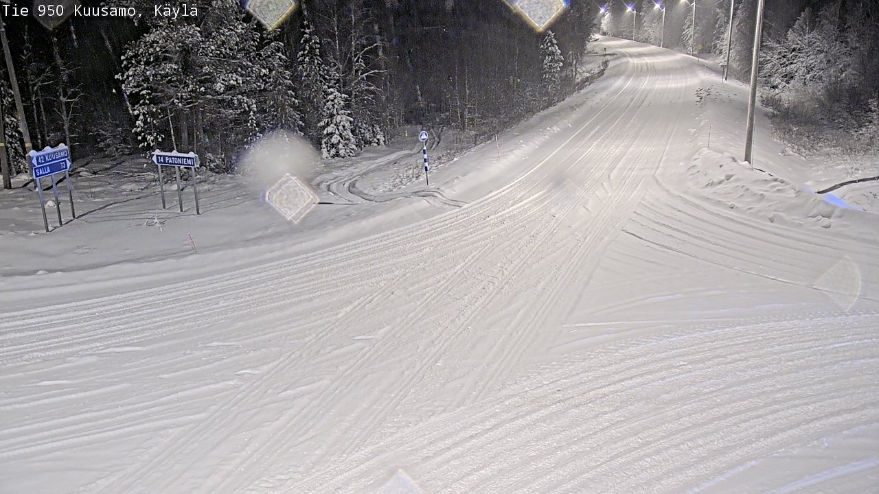 Weather Camera Image Road 950 Kuusamo, Käylä, Kuusamo, Pohjois-Pohjanmaa