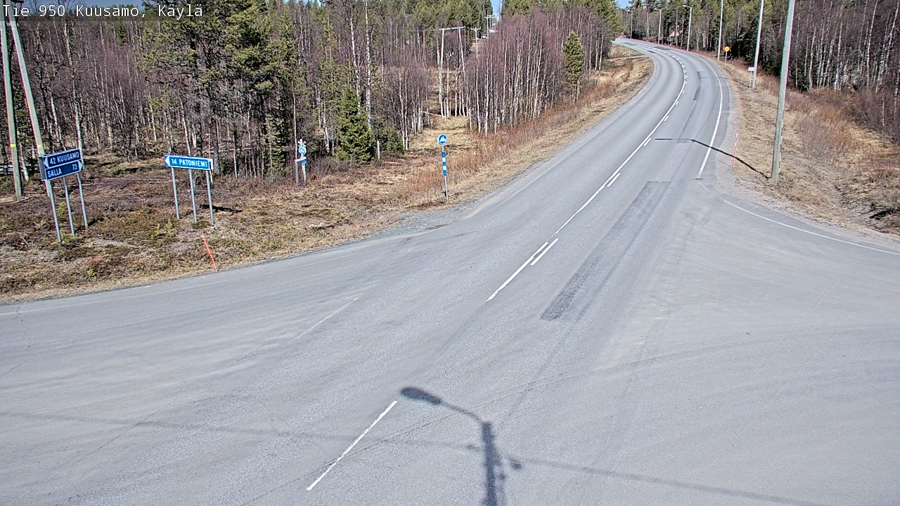 Kelikamerat Kuva Tie 950 Kuusamo, Käylä, Kuusamo, Pohjois-Pohjanmaa