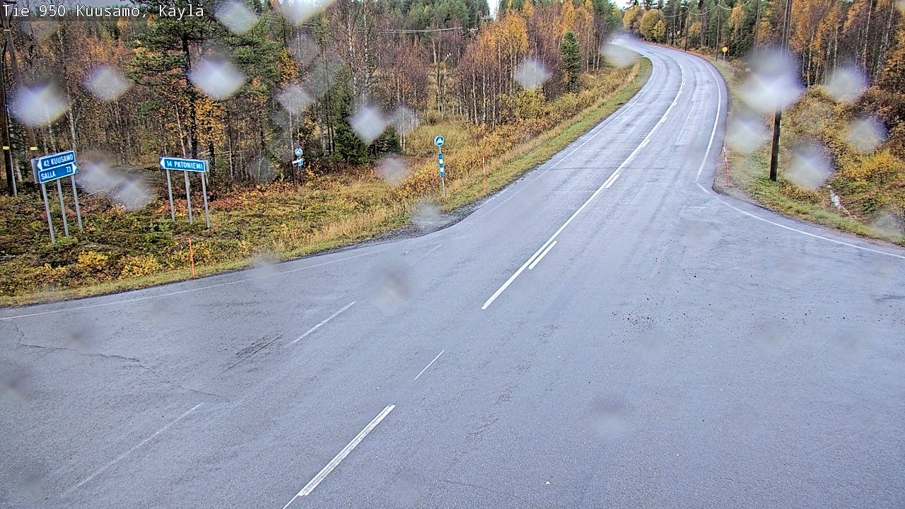 Weather Camera Image Road 950 Kuusamo, Käylä, Kuusamo, Pohjois-Pohjanmaa