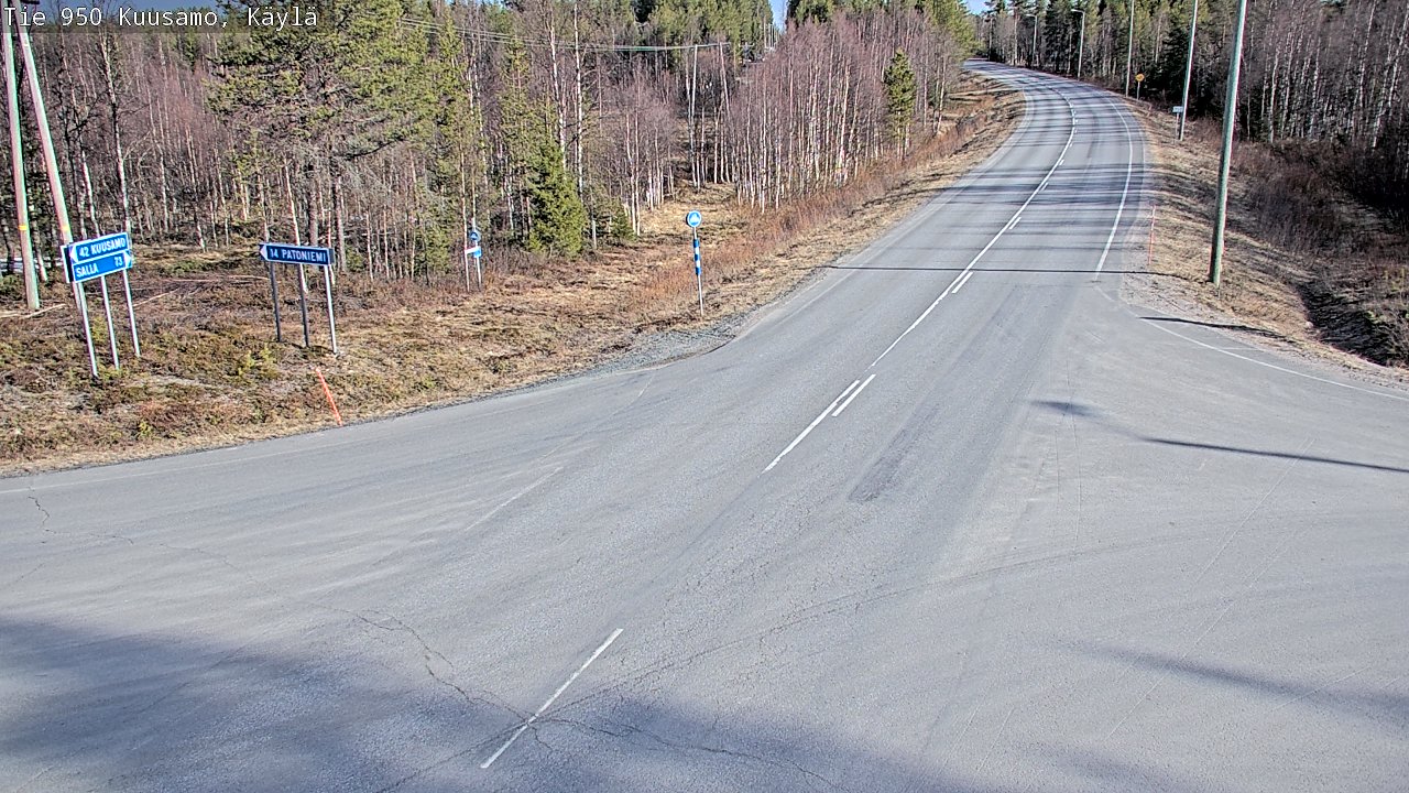 Kelikamerat Kuva Tie 950 Kuusamo, Käylä, Kuusamo, Pohjois-Pohjanmaa