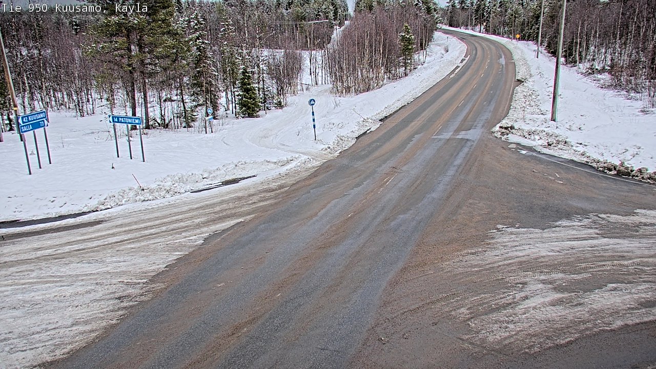 Kelikamerat Kuva Tie 950 Kuusamo, Käylä, Kuusamo, Pohjois-Pohjanmaa
