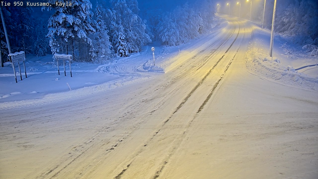 Kelikamerat Kuva Tie 950 Kuusamo, Käylä, Kuusamo, Pohjois-Pohjanmaa