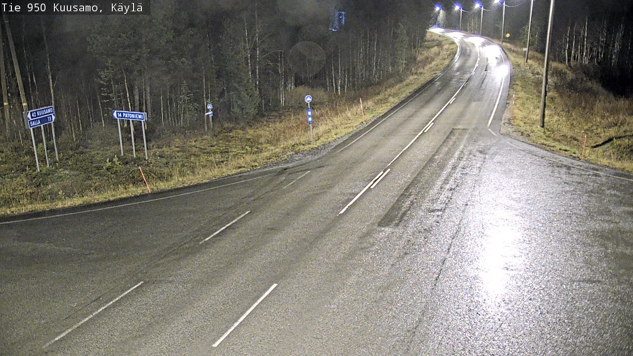 Kelikamerat Kuva Tie 950 Kuusamo, Käylä, Kuusamo, Pohjois-Pohjanmaa