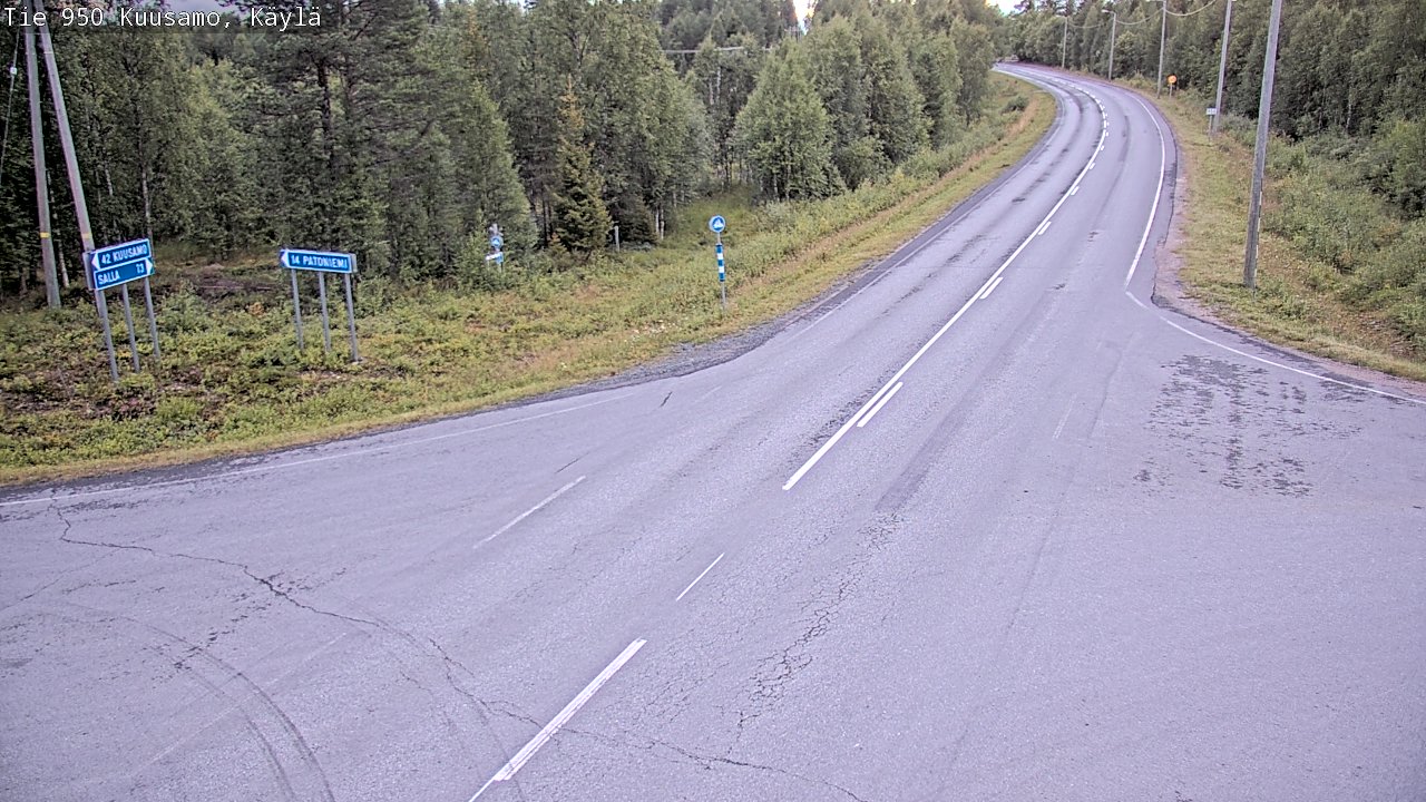Kelikamerat Kuva Tie 950 Kuusamo, Käylä, Kuusamo, Pohjois-Pohjanmaa