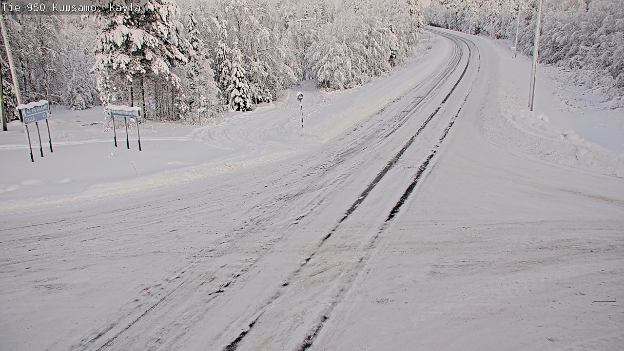 Kelikamerat Kuva Tie 950 Kuusamo, Käylä, Kuusamo, Pohjois-Pohjanmaa