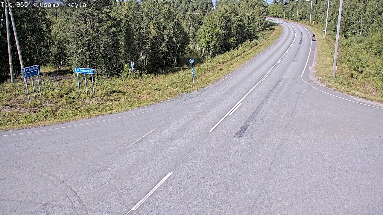 Weather Camera Image Road 950 Kuusamo, Käylä, Kuusamo, Pohjois-Pohjanmaa