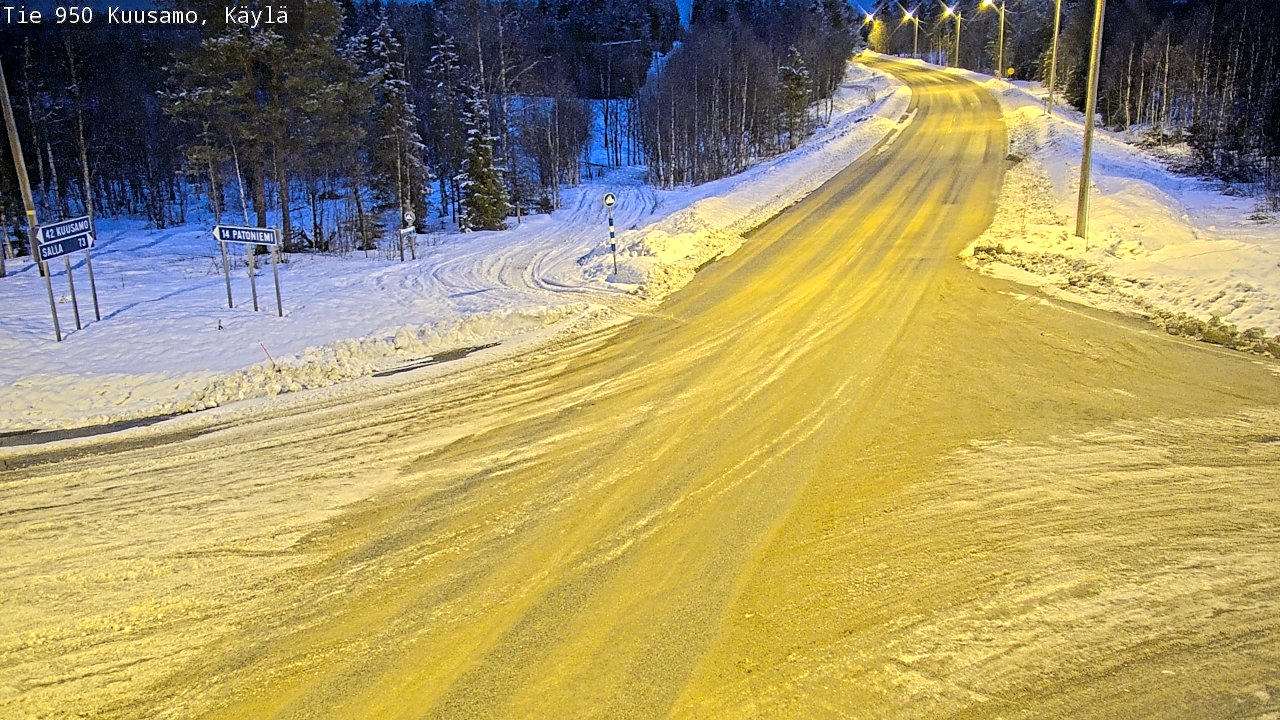 Kelikamerat Kuva Tie 950 Kuusamo, Käylä, Kuusamo, Pohjois-Pohjanmaa