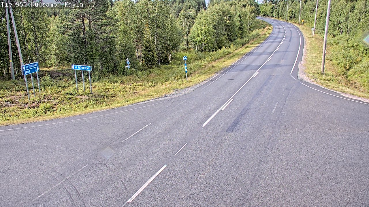 Kelikamerat Kuva Tie 950 Kuusamo, Käylä, Kuusamo, Pohjois-Pohjanmaa