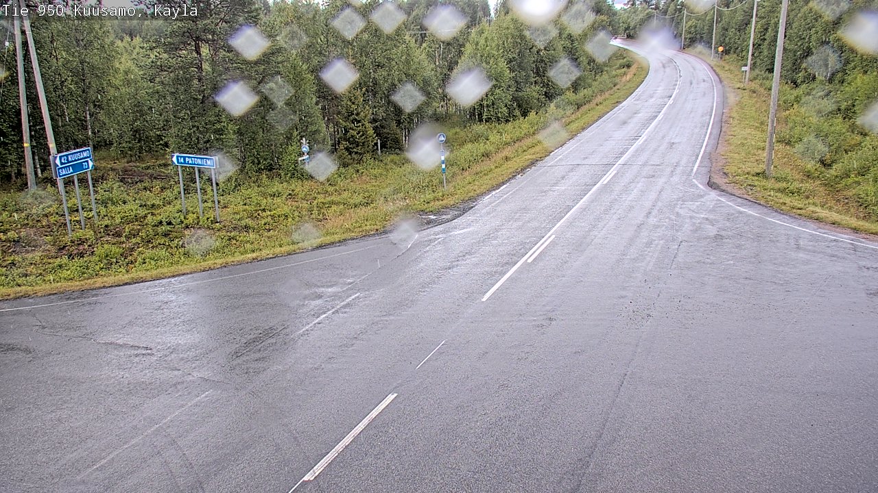 Kelikamerat Kuva Tie 950 Kuusamo, Käylä, Kuusamo, Pohjois-Pohjanmaa