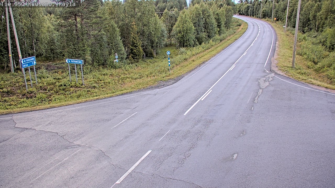 Kelikamerat Kuva Tie 950 Kuusamo, Käylä, Kuusamo, Pohjois-Pohjanmaa