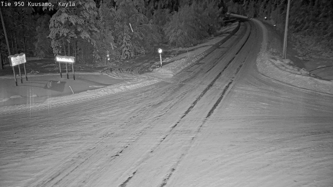Kelikamerat Kuva Tie 950 Kuusamo, Käylä, Kuusamo, Pohjois-Pohjanmaa