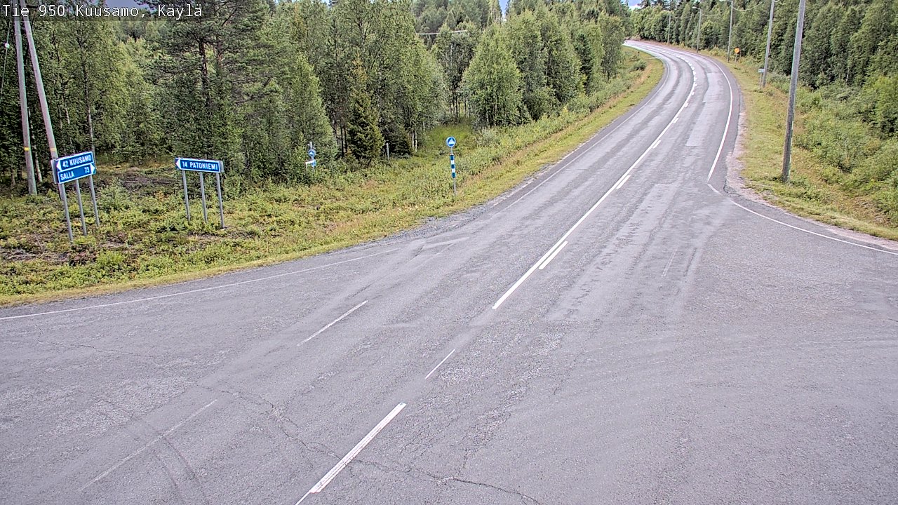 Kelikamerat Kuva Tie 950 Kuusamo, Käylä, Kuusamo, Pohjois-Pohjanmaa