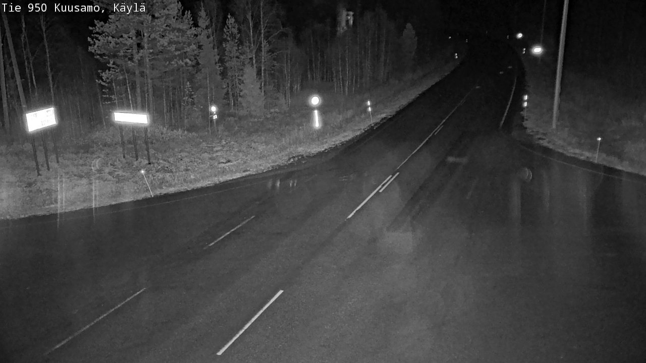 Weather Camera Image Road 950 Kuusamo, Käylä, Kuusamo, Pohjois-Pohjanmaa