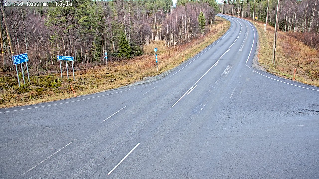 Kelikamerat Kuva Tie 950 Kuusamo, Käylä, Kuusamo, Pohjois-Pohjanmaa