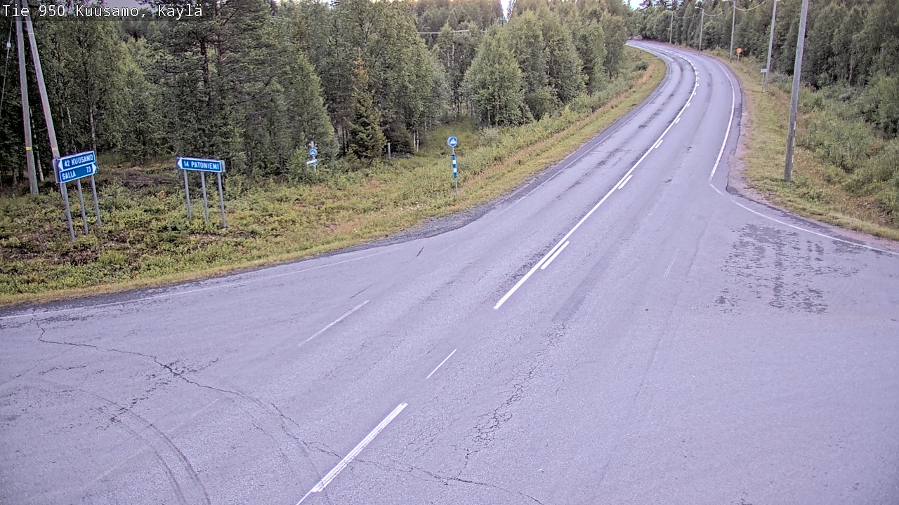 Kelikamerat Kuva Tie 950 Kuusamo, Käylä, Kuusamo, Pohjois-Pohjanmaa
