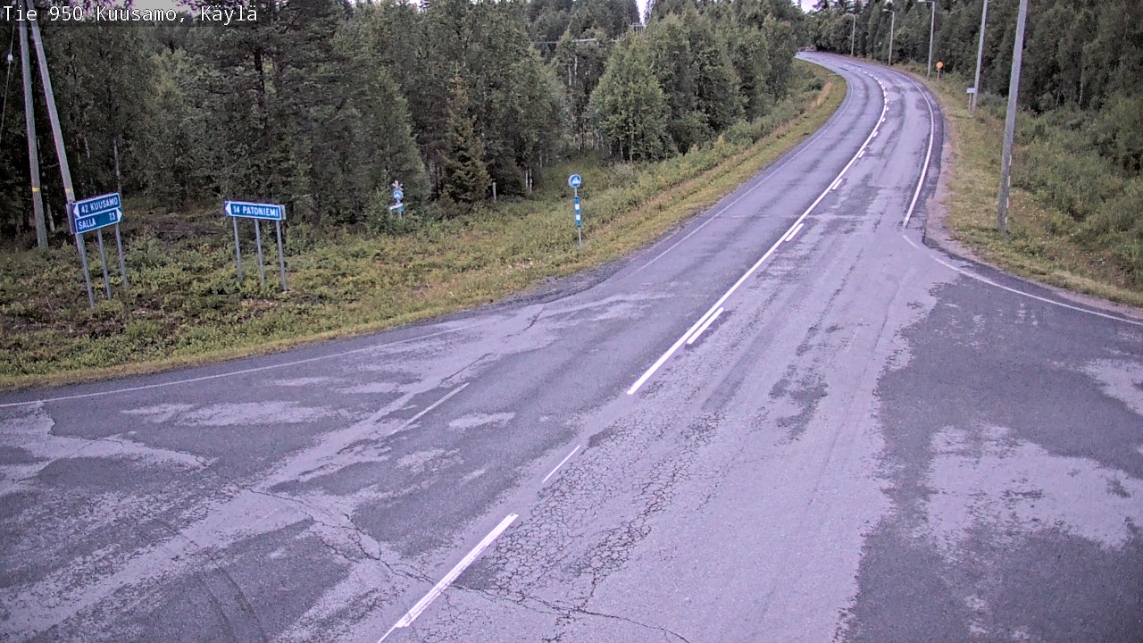 Kelikamerat Kuva Tie 950 Kuusamo, Käylä, Kuusamo, Pohjois-Pohjanmaa