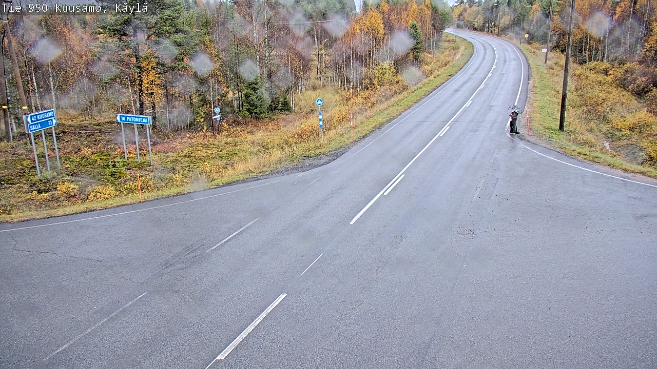 Weather Camera Image Road 950 Kuusamo, Käylä, Kuusamo, Pohjois-Pohjanmaa