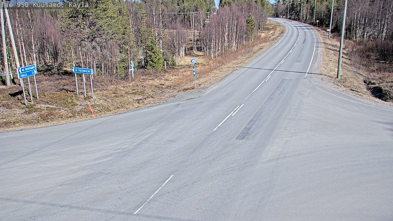 Kelikamerat Kuva Tie 950 Kuusamo, Käylä, Kuusamo, Pohjois-Pohjanmaa