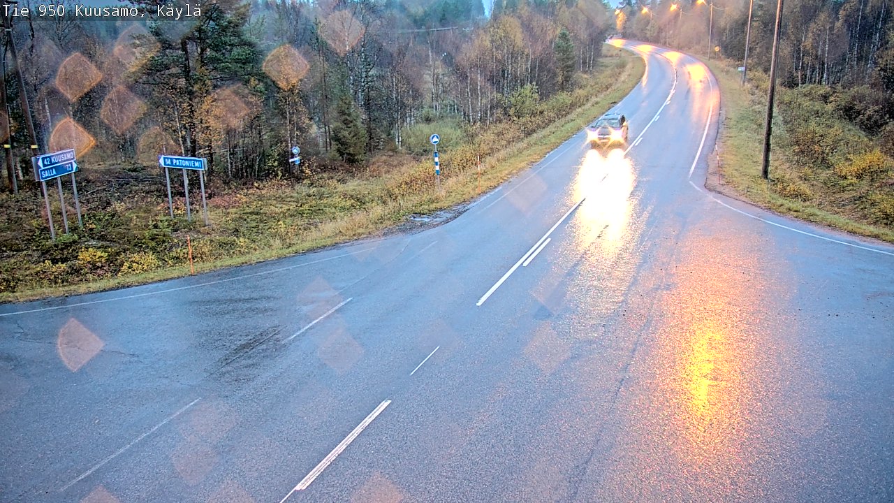Kelikamerat Kuva Tie 950 Kuusamo, Käylä, Kuusamo, Pohjois-Pohjanmaa