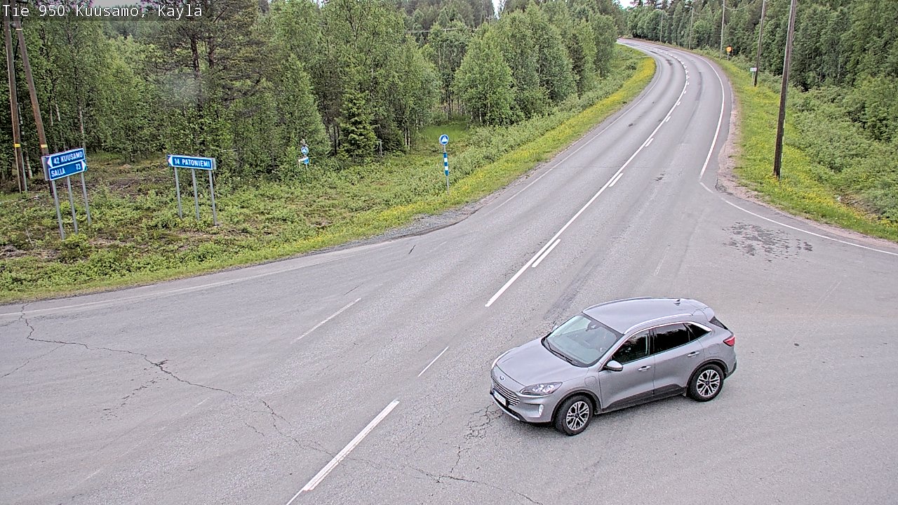 Kelikamerat Kuva Tie 950 Kuusamo, Käylä, Kuusamo, Pohjois-Pohjanmaa