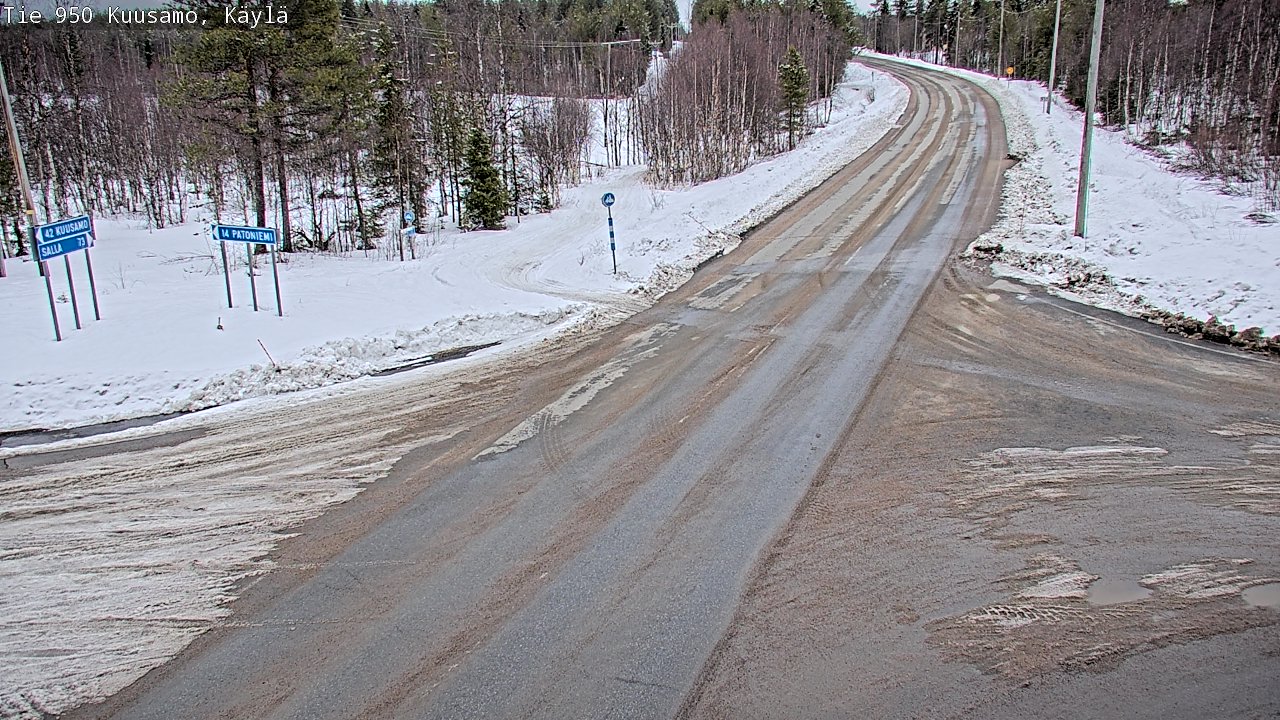 Kelikamerat Kuva Tie 950 Kuusamo, Käylä, Kuusamo, Pohjois-Pohjanmaa