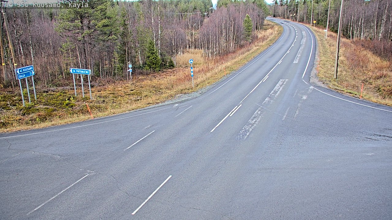 Kelikamerat Kuva Tie 950 Kuusamo, Käylä, Kuusamo, Pohjois-Pohjanmaa