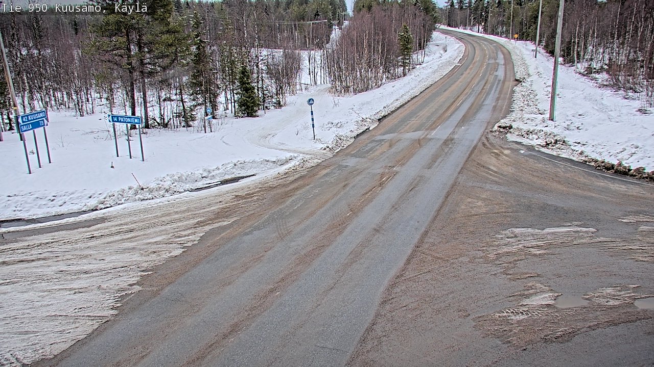 Kelikamerat Kuva Tie 950 Kuusamo, Käylä, Kuusamo, Pohjois-Pohjanmaa