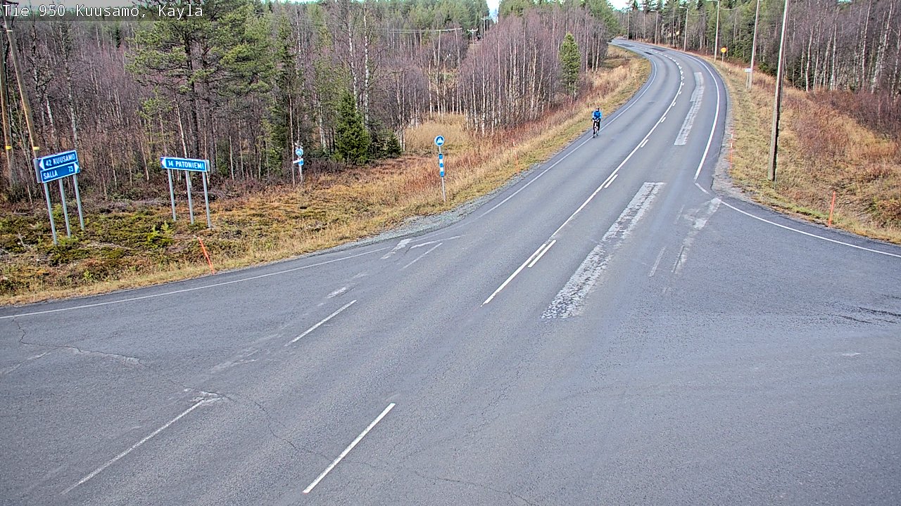 Kelikamerat Kuva Tie 950 Kuusamo, Käylä, Kuusamo, Pohjois-Pohjanmaa