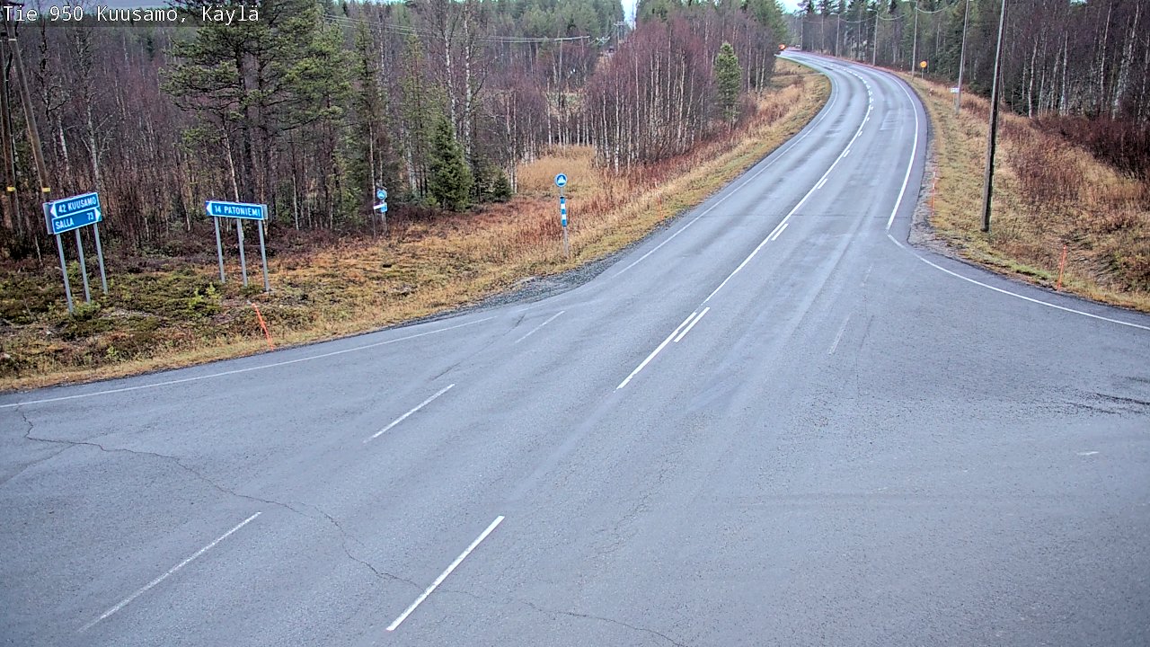Kelikamerat Kuva Tie 950 Kuusamo, Käylä, Kuusamo, Pohjois-Pohjanmaa