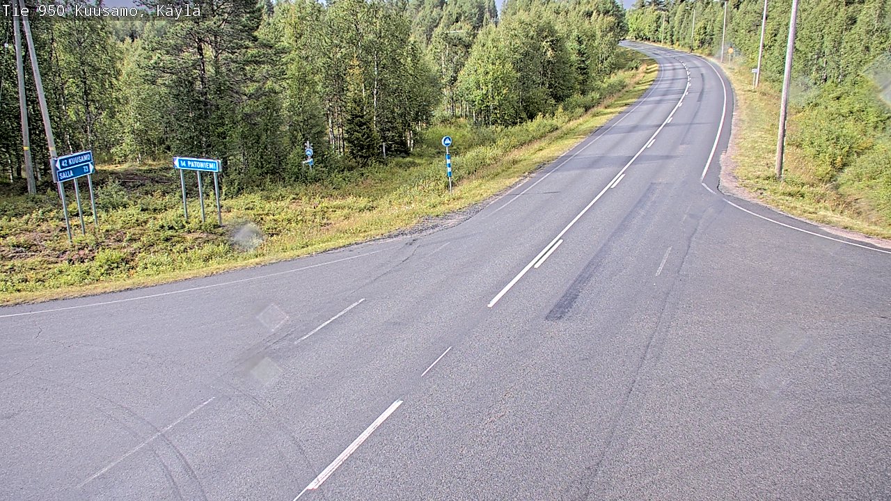 Kelikamerat Kuva Tie 950 Kuusamo, Käylä, Kuusamo, Pohjois-Pohjanmaa