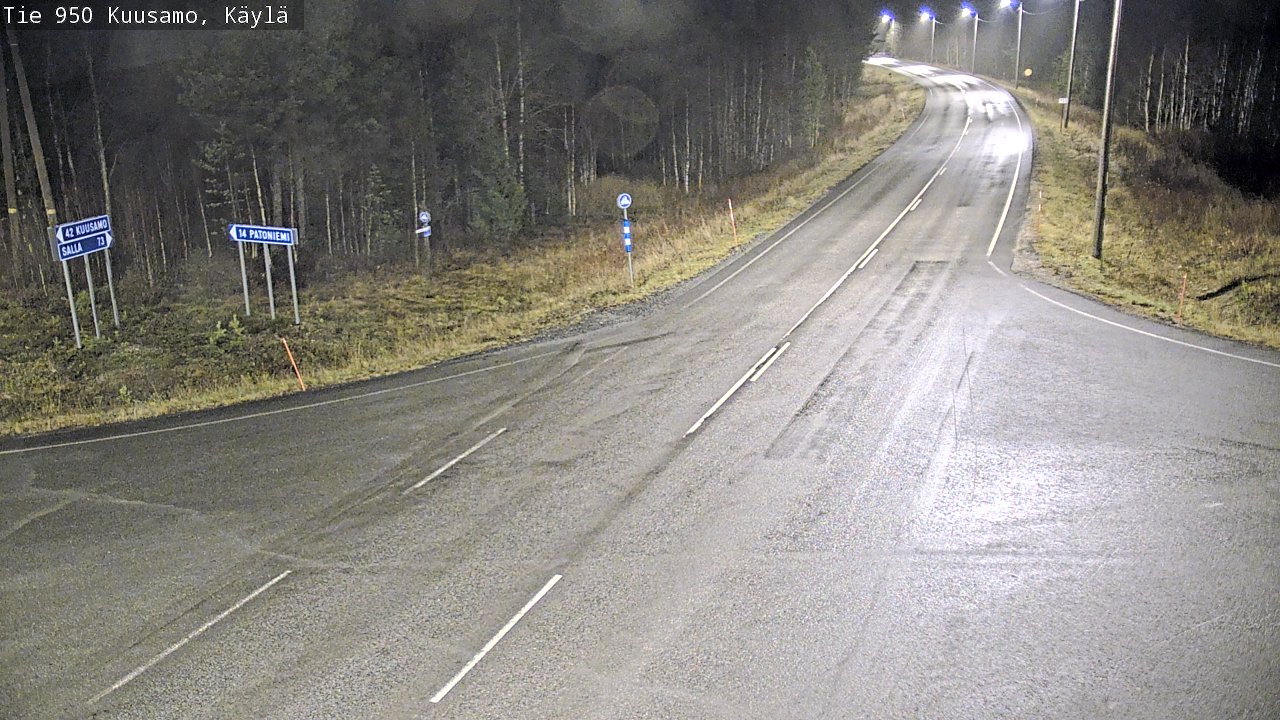 Kelikamerat Kuva Tie 950 Kuusamo, Käylä, Kuusamo, Pohjois-Pohjanmaa