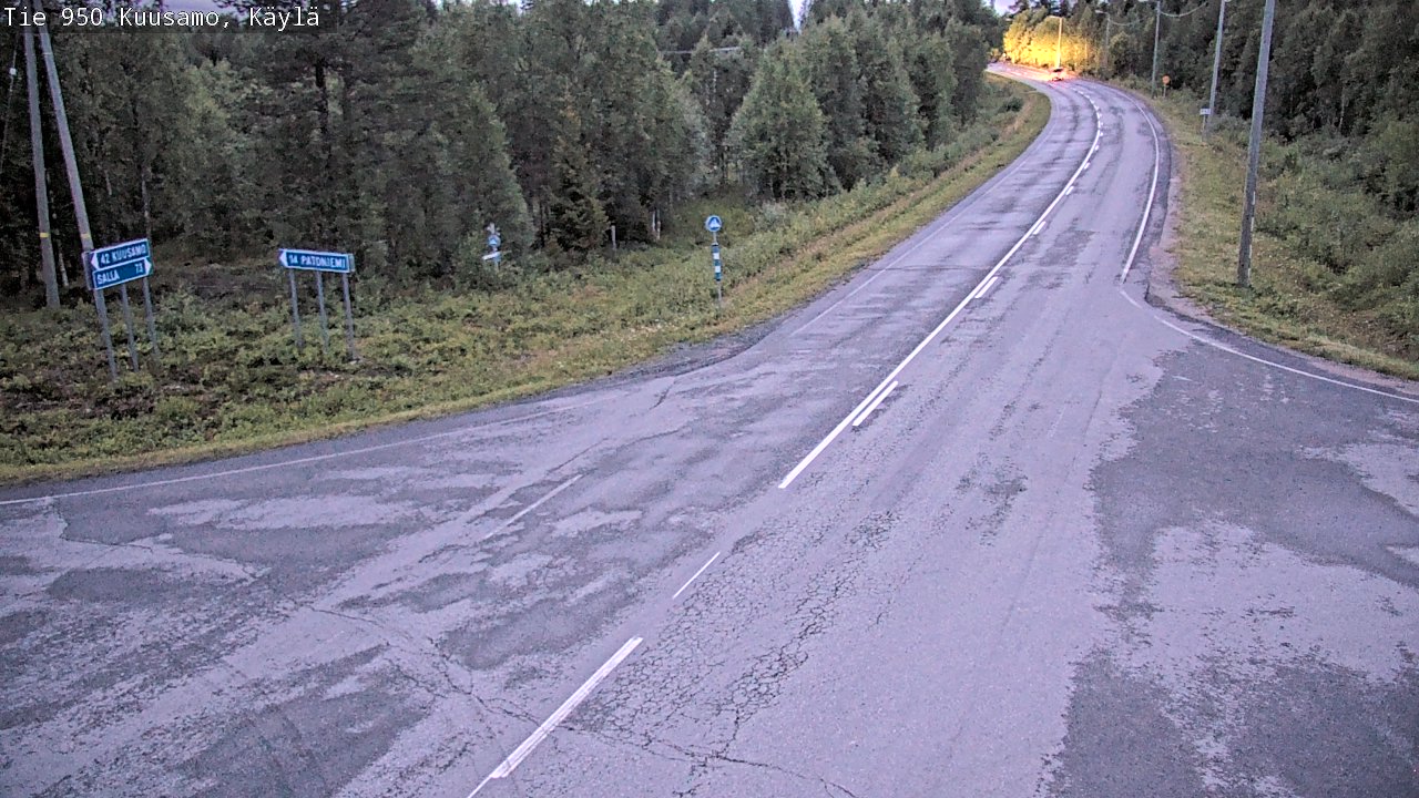 Kelikamerat Kuva Tie 950 Kuusamo, Käylä, Kuusamo, Pohjois-Pohjanmaa