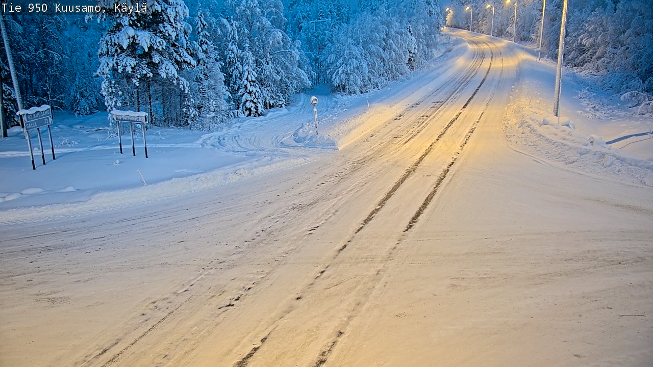 Kelikamerat Kuva Tie 950 Kuusamo, Käylä, Kuusamo, Pohjois-Pohjanmaa