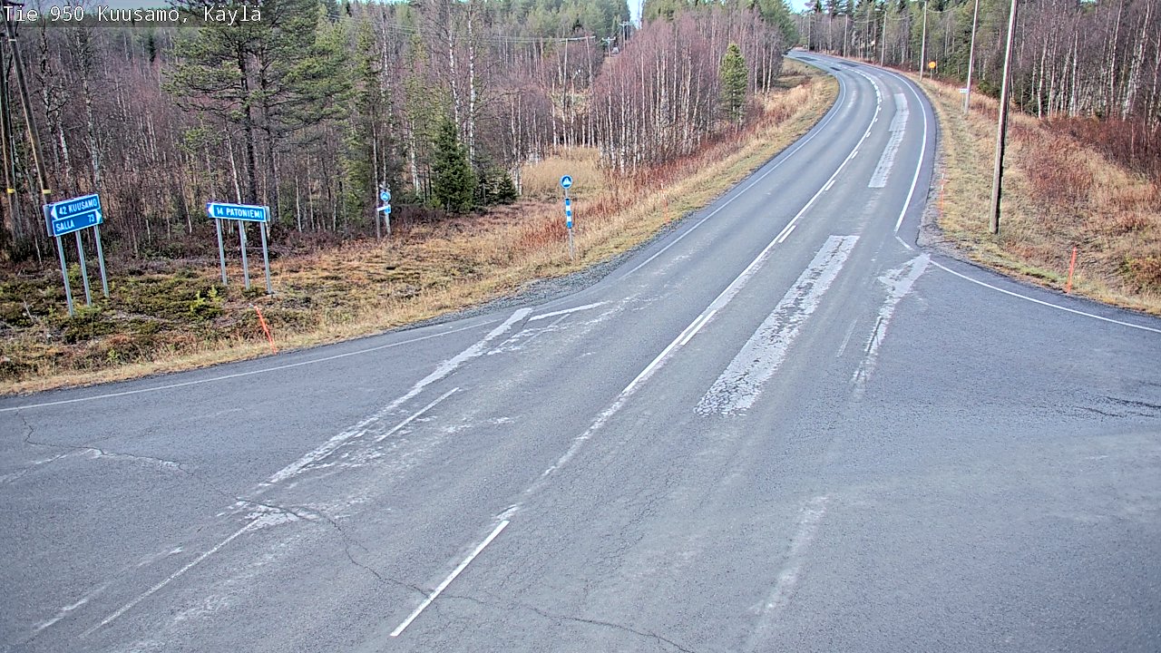 Kelikamerat Kuva Tie 950 Kuusamo, Käylä, Kuusamo, Pohjois-Pohjanmaa