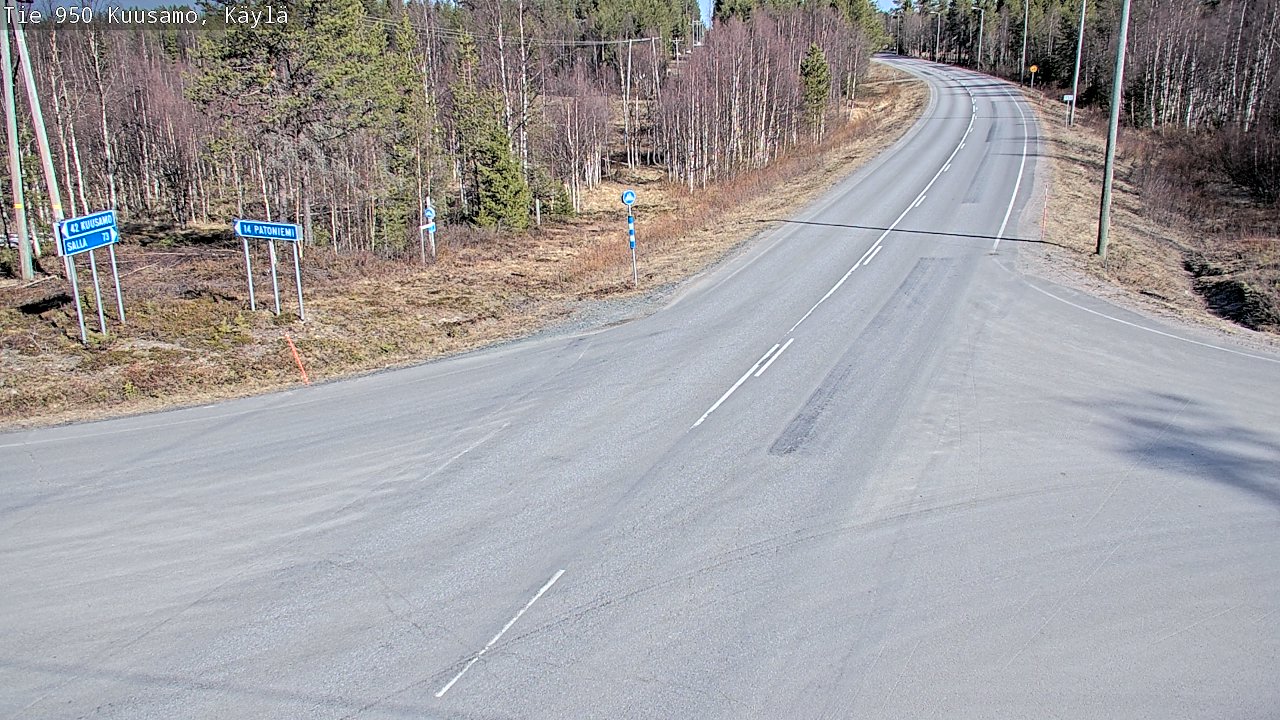 Kelikamerat Kuva Tie 950 Kuusamo, Käylä, Kuusamo, Pohjois-Pohjanmaa