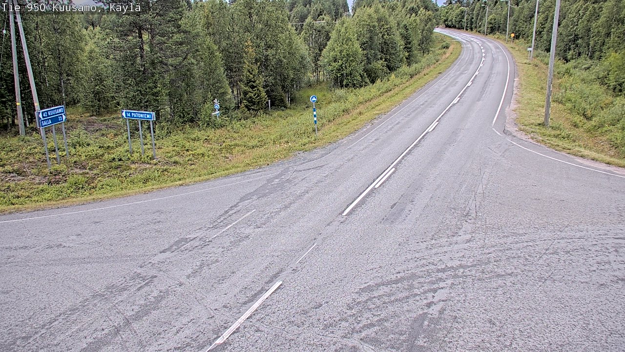 Kelikamerat Kuva Tie 950 Kuusamo, Käylä, Kuusamo, Pohjois-Pohjanmaa