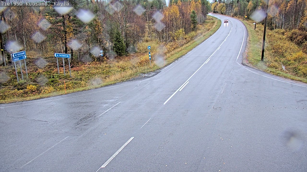 Weather Camera Image Road 950 Kuusamo, Käylä, Kuusamo, Pohjois-Pohjanmaa