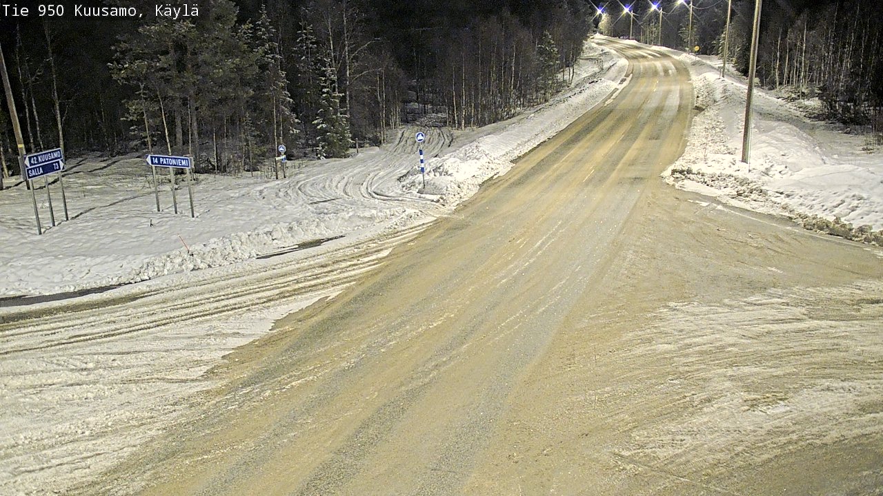 Kelikamerat Kuva Tie 950 Kuusamo, Käylä, Kuusamo, Pohjois-Pohjanmaa